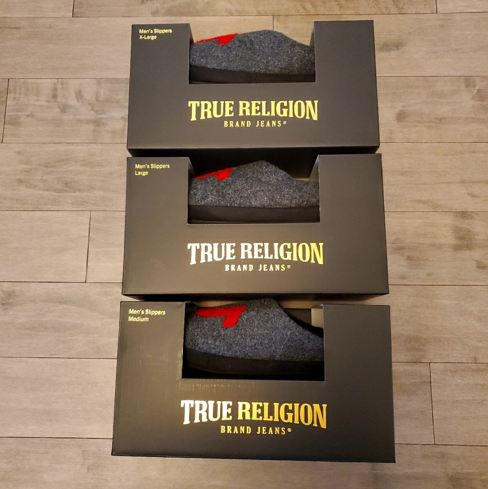 True Religion Brand Jeans Men's Loafers Fur Lined